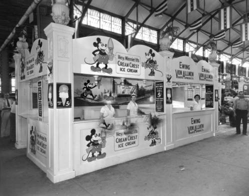 Ice Cream booth 1933