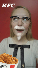 KFC Snapchat lens